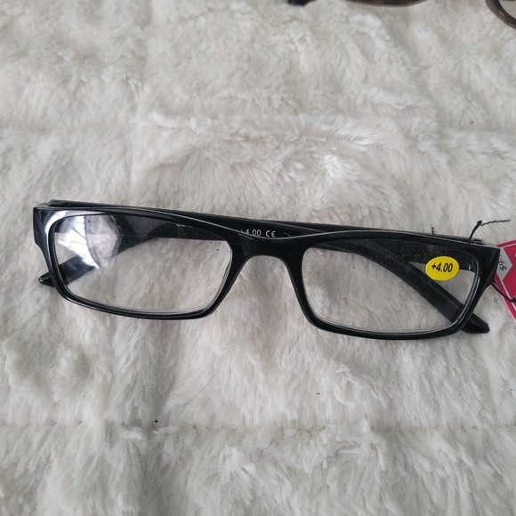 Three pairs of reading glasses +4.00 men women unisex - Picture 5 of 10